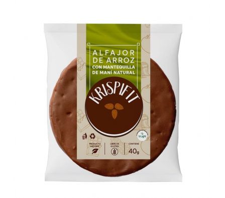 ALFAJOR DE ARROZ KRISPIFIT FRUTI WHEY 40GR