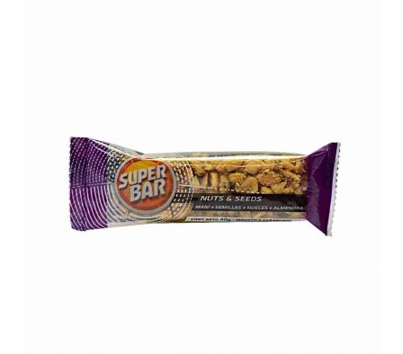 BARRITA SUPER BAR NUECES & SEMILLAS 45G