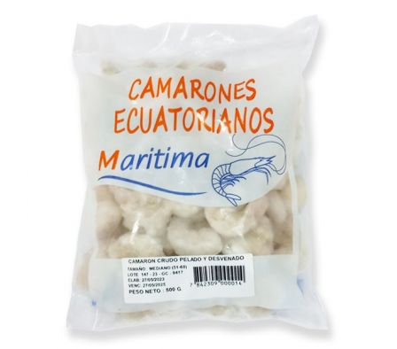 CAMARON MARISCAL DE MAR CRUDO MEDIANO 500GR