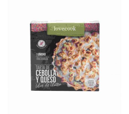 TARTA SALADA LOVE COOK CEBOLLA Y QUESO 350G