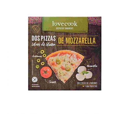 PIZZA MUZZARELLA LOVE COOCK LIBRE DE GLUTEN 2UN