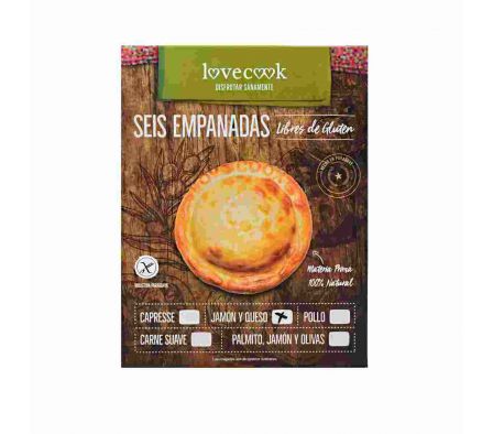 EMPANADA JAMON Y QUESO LOVE COOK LIBRE DE GLUTEN 6