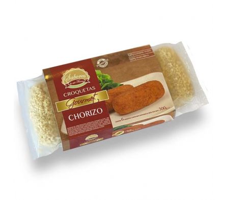 CROQUETA SABORES DE MI TIERRA CHORIZO 6 UN 300 GR