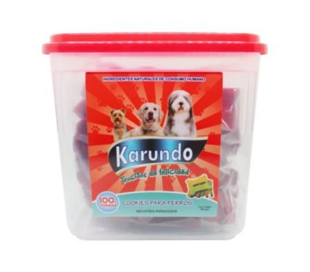 GALLETAS NATURALES KARUNDO PARA PERRO POLLO 250GR