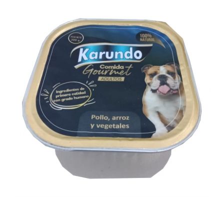 ALIMENTO PARA PERROS KARUNDO  GOURMET POLLO 300GR