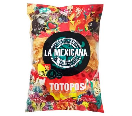TOTOPOS PICANTES LA MEXICANA NACHOS 300GR