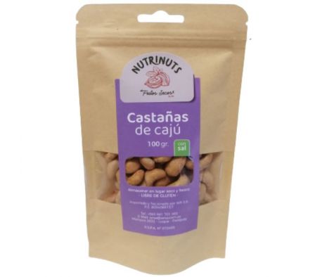 CASTAÑAS DE CAJU WR TOSTADA CON SAL 100GR