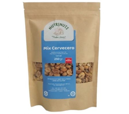 MIX CERVECERO NUTRINUTS CON SAL PICANTE  250GR