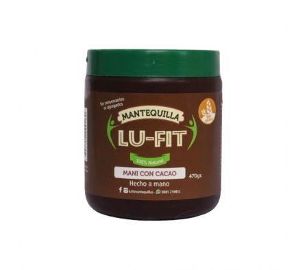 MANI LUFIT CON CACAO 470GR