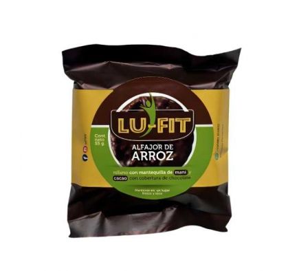 ALFAJOR LU FIT ARROZ RELLENO DE CACAO 55GR