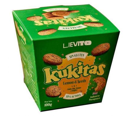 GALLETITA KUKITAS LIEVITO LIMON Y SEMILLAS 100GR