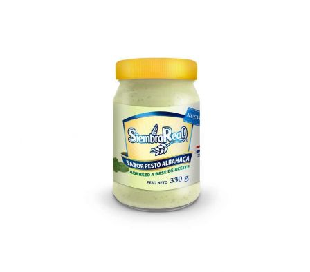 ADEREZO SIEMBRA REAL PESTO ALBAHACA 330GR