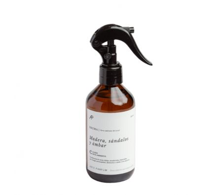 BRUMA AMBIENTE ARTE PARFUM MADERA ALMIZCLE Y AMBAR