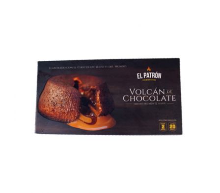 VOLCÁN DE CHOCOLATE EL PATRON  2 UN