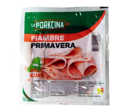 FIAMBRE PRIMAVERA LA PORKCINA EV 200 GR