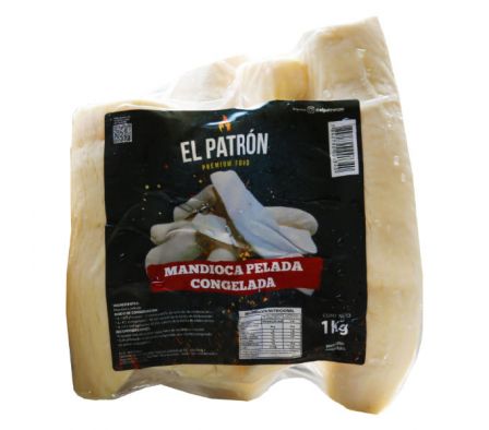 MANDIOCA EL PATRON PELADA CONGELADA 1 KG