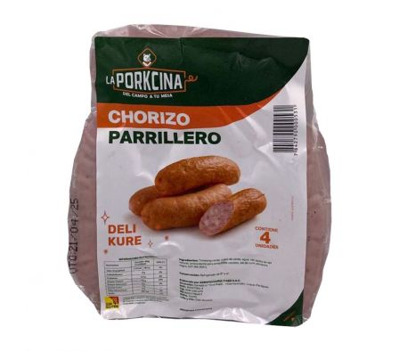 CHORIZO LA PORKCINA PARRILLERO ENV. 4 UN.
