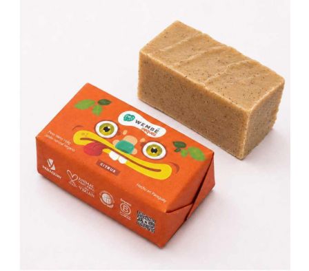 JABON NATURAL WEMBE PEQUES CITRUS 160GR           