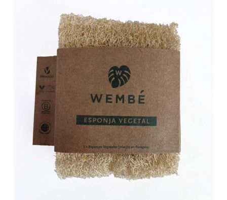 ESPONJA VEGETAL WEMBE PACK DE 5UN