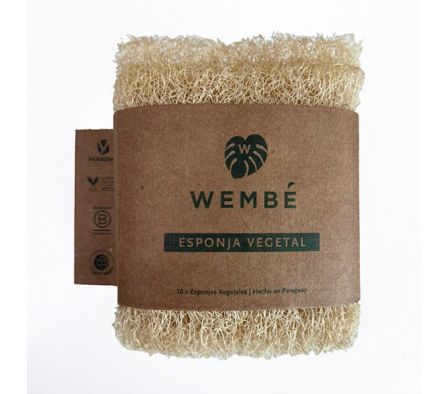ESPONJA VEGETAL WEMBE PACK DE 10UN