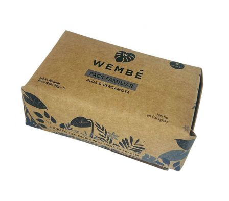 JABONES WEMBE PACK FAMILIAR 6UN X 75GRM C/U