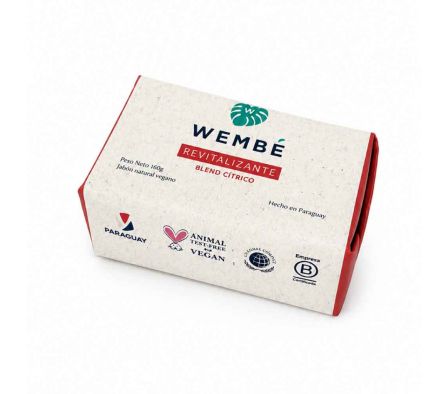 JABON NATURAL WEMBE VEGANO  CITRUS 160GR          