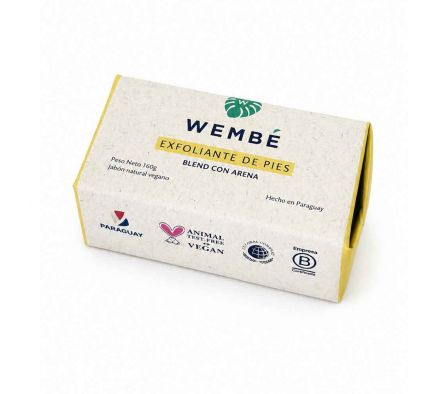 JABON NATURAL WEMBE VEGANO ARENA 160GR   