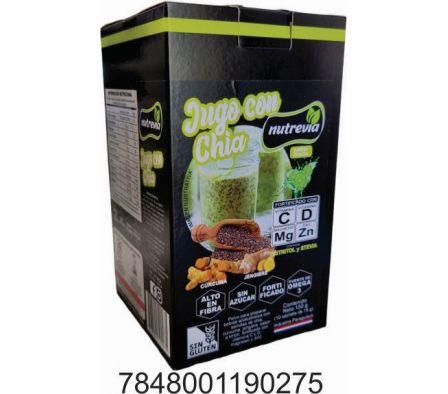 JUGO CON CHIA SABOR LIMON