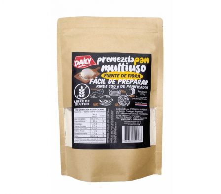PREMEZCLA DAILY PAN MULTIUSO S/GLUTEN 320GR