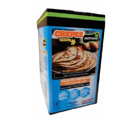 PREMEZCLA NUTREVIA P/CREPES S/GLUTEN 4UNX180GR