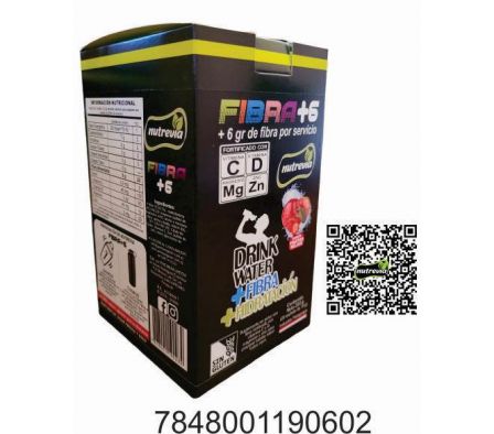 SABORIZANTE FIBRA+6 SABOR FRUTOS ROJOS