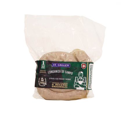 CHORIZO ST. GALLEN LONGANIZA DE CAMPO PAQ. 400GR