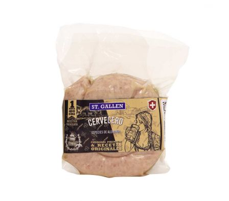 CHORIZO ST GALLEN GRILL CERVECERO PAQ 400GR