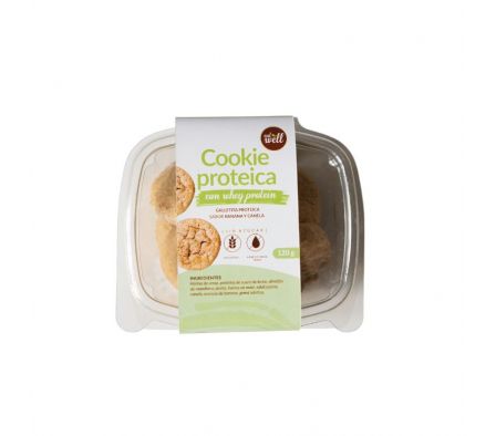 GALLETITA EAT WELL PROTEICA S/GLUTEN BANANA/CANELA