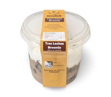 TRES LECHES ASUKA DE BROWNIE 350GR