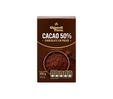 CACAO 50% GHIRARDI FERRO 200G