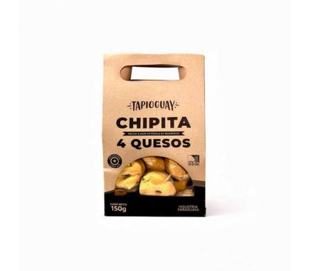 CHIPITA TAPIOGUAY 4 QUESOS SIN GLUTEN 150GR