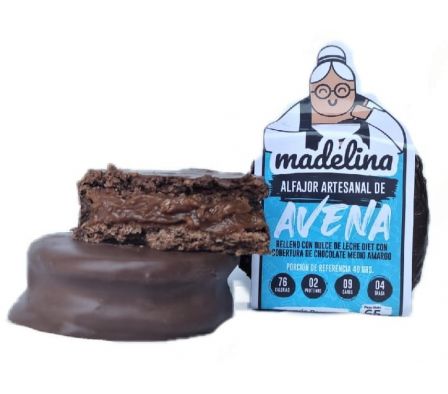 ALFAJOR MADELINA AVENAS C/COCO RELLEN DULCE LECHE 