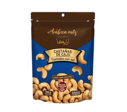SNACK ARABICA FOODS CASTAÑAS DE CAJU 200GR 