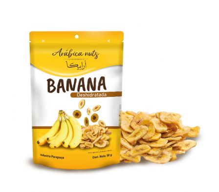 BANANA DESHIDRATADA ARABICA NUTS  50GR