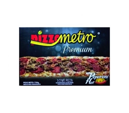 PIZZA PIZZOMETRO PEPPERONI HOT CONGELADA X UN