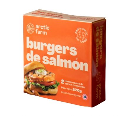 HAMBURGUESA ARCTIC FARM SALMON  220GR 