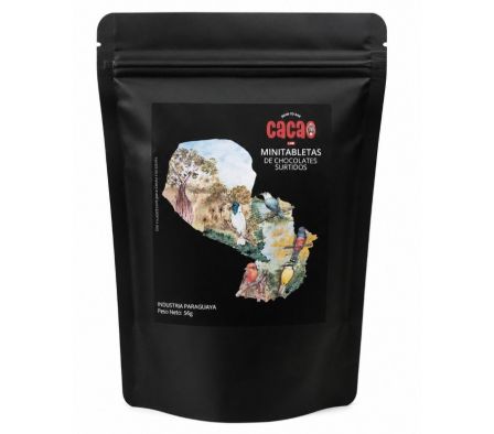 CHOCOLATE CACAO LAB SURTIDOS P/ 8 UNIDADES 56G