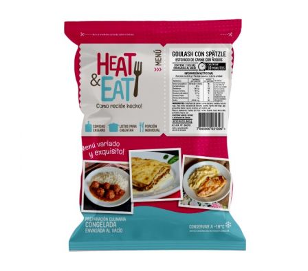 GOULASH HEAT & EAT C/ SPATZLE 440GR 