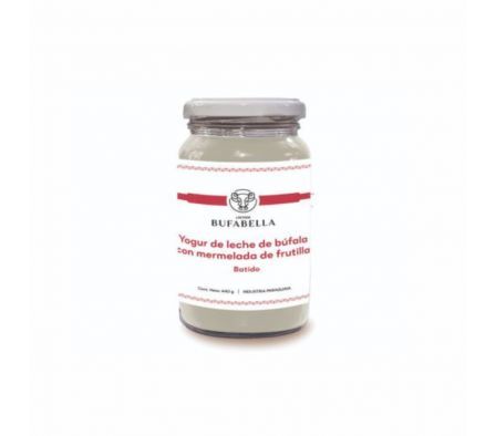 YOGUR BUFABELLA LECHE DE BUFALA C/FRUTILLA 370GR