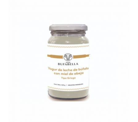 YOGUR BUFABELLA LECHE DE BUFALA GRIEGO C/MIEL 370G