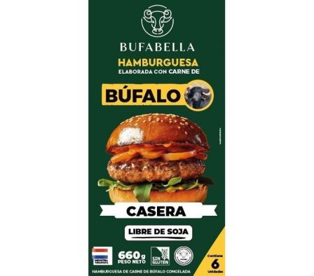 HAMBURGUESAS BUFABELLA CASERA 6UN  