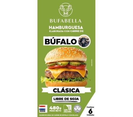 HAMBURGUESAS BUFABELLA CLASICA 6UN