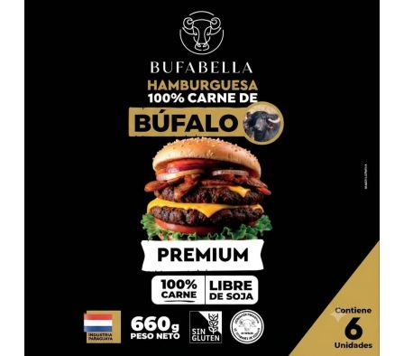 HAMBURGUESAS BUFABELLA PREMIUM 6UN
