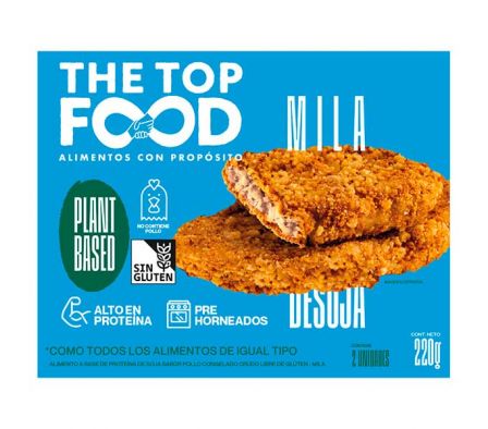 MILANESA THE TOP FOOD POLLO DE SOJA 220GR